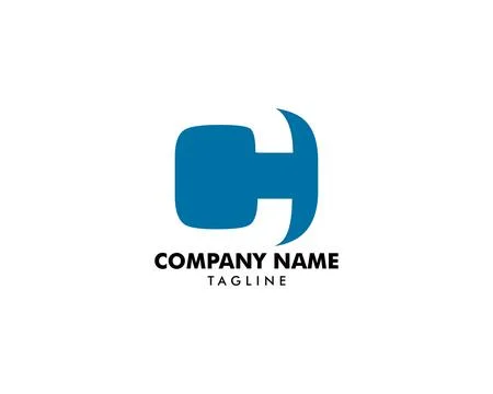 Initial Letter C Logo Template Design Stock Illustration