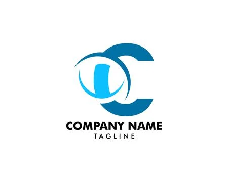 Initial Letter C Logo Template Design Stockillustratie