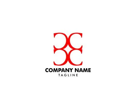 Initial Letter C Logo Template Design Stock Illustration