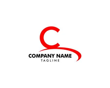 Initial Letter C Logo Template Design Stockillustratie