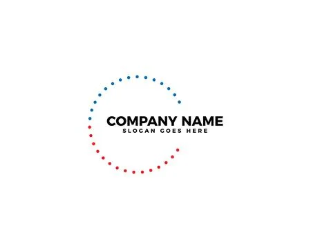 Initial Letter C Logo Template Design Stock Illustration
