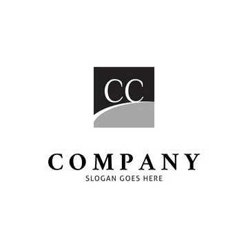 Initial Letter CC Icon Vector Logo Template Illustration Design Stock Illustration
