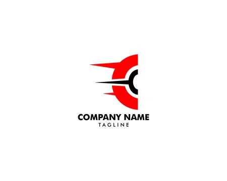 Initial Letter CC Logo Template Design Stock Illustration