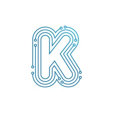 Initial letter Circuit Stockillustratie