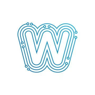 Initial letter Circuit Stock-Illustration