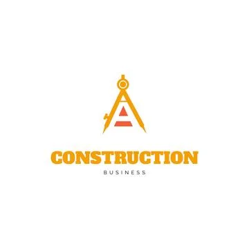 Initial letter A construction repair icon logo design inspiration Stock Illustration