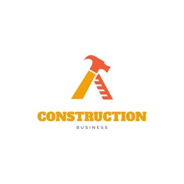 Initial letter A construction repair icon logo design inspiration Stock Illustration