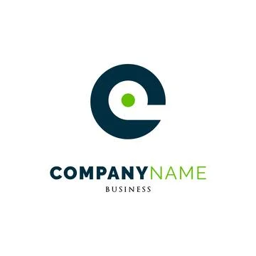 Initial Letter CP Icon Logo Design Template Stock Illustration
