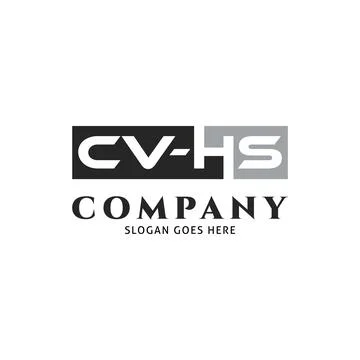 Initial Letter CVHS Icon Vector Logo Template Illustration Design Stockillustratie