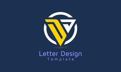 Initial Letter Dd Logo Vector Images, logo template vector icon illustration Stock Illustration