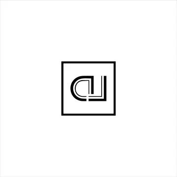 Initial letter dl ld logo template design Stock Illustration