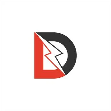 Initial letter dl ld logo template design Stock Illustration
