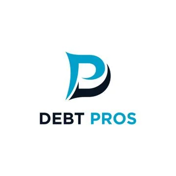 Initial letter DP logo design vector unique modern elegant Stock Illustration