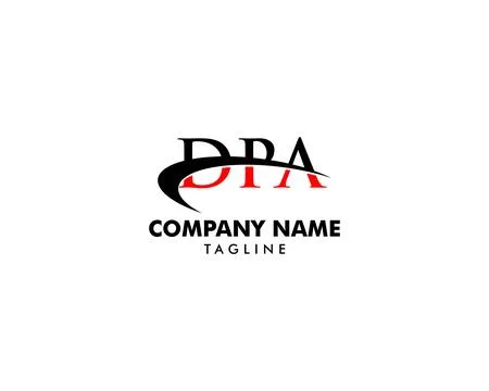 Initial Letter DPA Logo Template Design Stock Illustration