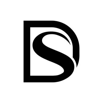Initial letter ds logo or sd logo design Stock-Illustration