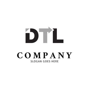 Initial Letter DTL Icon Vector Logo Template Illustration Design Stock Illustration