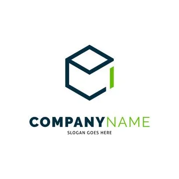 Initial Letter E Cube Icon Vector Logo Template Illustration Design Stock Illustration