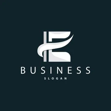 Initial Letter E Minimalist Logo, Simple Luxury Logotype Vector, Corporate .. Illustrazione stock