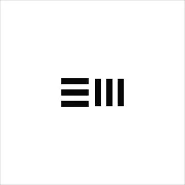 Initial letter ee or e logo design template Stock-Illustration