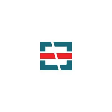 Initial letter ee or e logo design template Stock-Illustration