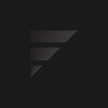 Initial letter F logo design Template. Letter F logo icon design element. Stock Illustration