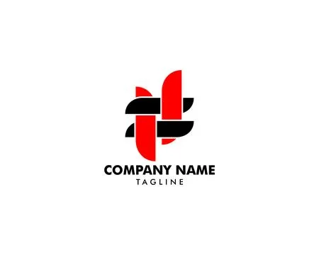 Initial Letter FF Logo Template Design Stock Illustration
