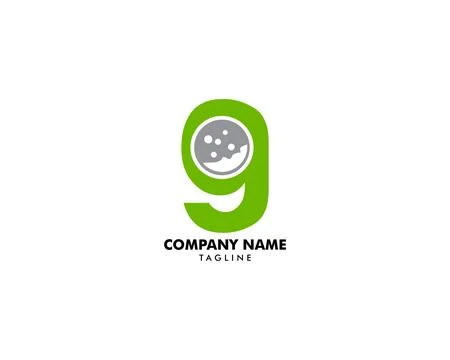 Initial Letter G Golf Icon Logo Design Element Stock Illustration