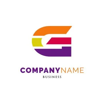 Initial Letter G Icon Logo Design Template Stock Illustration