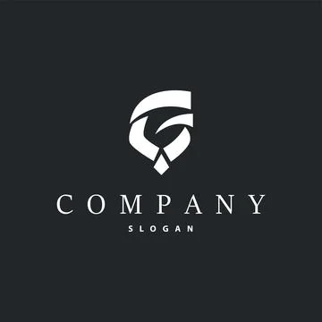 Initial Letter G Minimalist Logo, Simple Luxury Logotype Vector, Corporate .. Stock Illustration