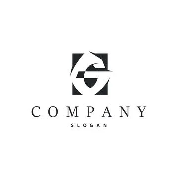 Initial Letter G Minimalist Logo, Simple Luxury Logotype Vector, Corporate .. Stock Illustration