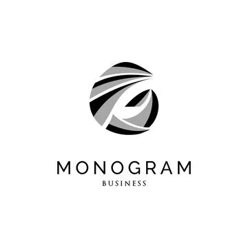 Initial Letter G Monogram Icon Logo Design Template Stock Illustration