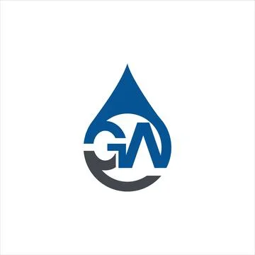 Initial letter ga or ag logo design template Stock Illustration