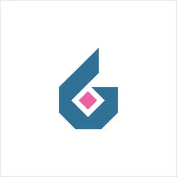 Initial letter gb or bg logo design template Stock Illustration