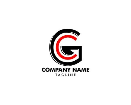 Initial letter GC logo vector concept Illustrazione stock