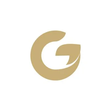Initial letter gc or cg logo design template Stock Illustration