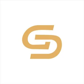 Initial letter gc or cg logo design template Stock-Illustration