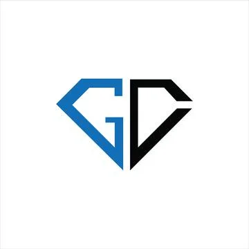 Initial letter gc or cg logo design template Stock Illustration