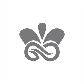 Initial letter gc or cg logo design template Illustrazione stock