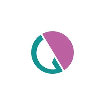 Initial letter gd or dg logo design template Stock-Illustration