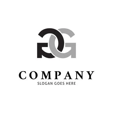 Initial Letter GG Icon Vector Logo Template Illustration Design Stock Illustration