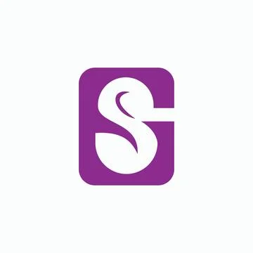 Initial letter GS logo or SG logo vector design template Stock Illustration