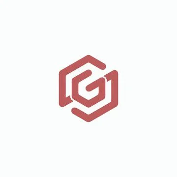 Initial letter GS logo or SG logo vector design template Stock Illustration