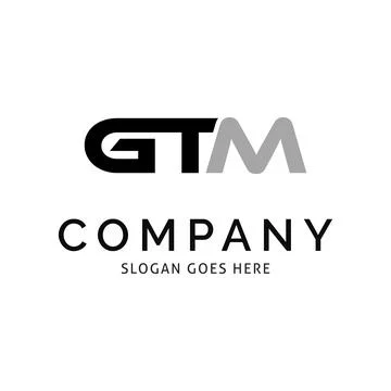 Initial Letter GTM Icon Vector Logo Template Illustration Design Stock Illustration