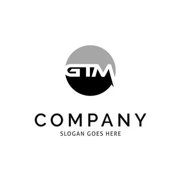 Initial Letter GTM Icon Vector Logo Template Illustration Design 스톡 일러스트