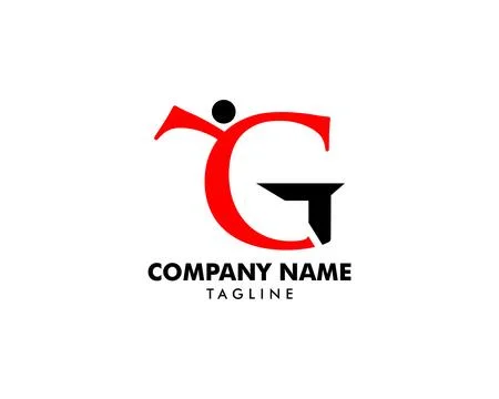 Initial Letter GY Logo Template Design Stock Illustration
