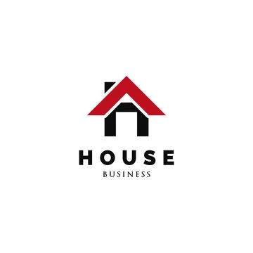 Initial letter H house icon logo design inspiration Stock Illustration