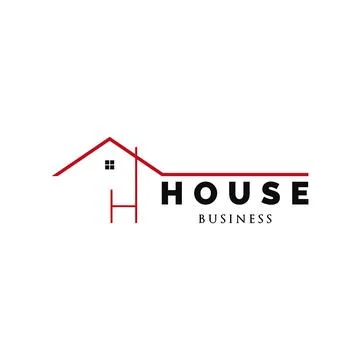 Initial letter H house icon logo design inspiration Stock Illustration