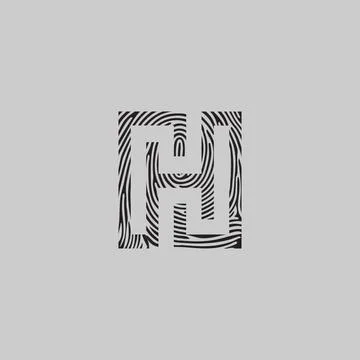 Initial letter H logo design Template. Letter H logo icon design element. Stock Illustration