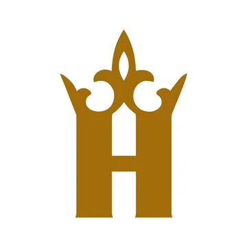 Initial Letter H Logo Design, H Logo Design, Letter H Stock Illustration