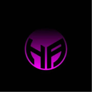 Initial letter H A Modern circle with elegant colored background frame 스톡 일러스트